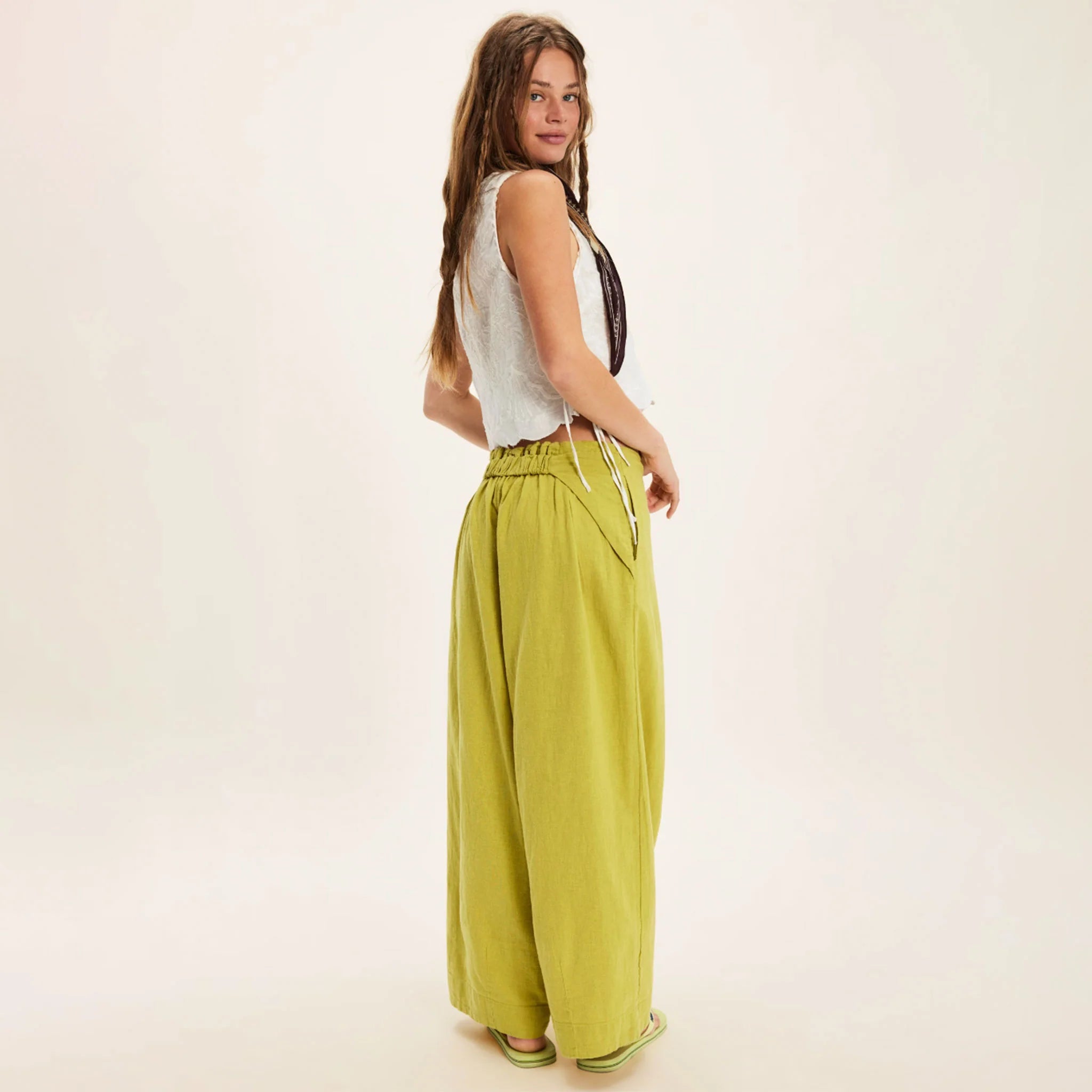 Demi Cotton Linen Pant | Palma