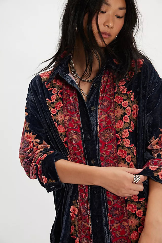 ONE NIGHT VELVET TOP / NIGHT OWL COMBO