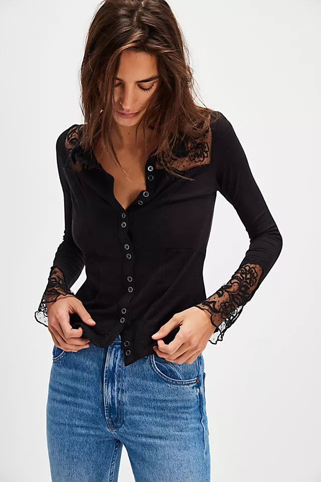 ROSEBUD CUFF / BLACK