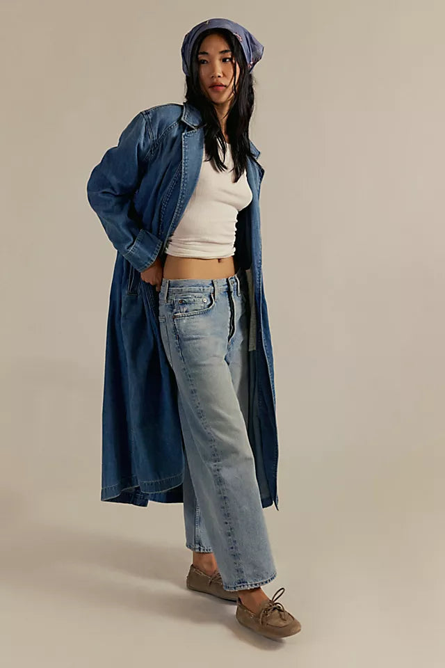 MONIQUE INDIGO DUSTER / SUNLIGHT BLUE