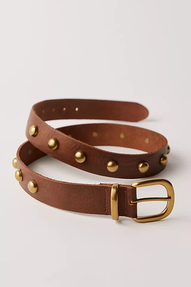 RHODES STUD BELT / BLACK