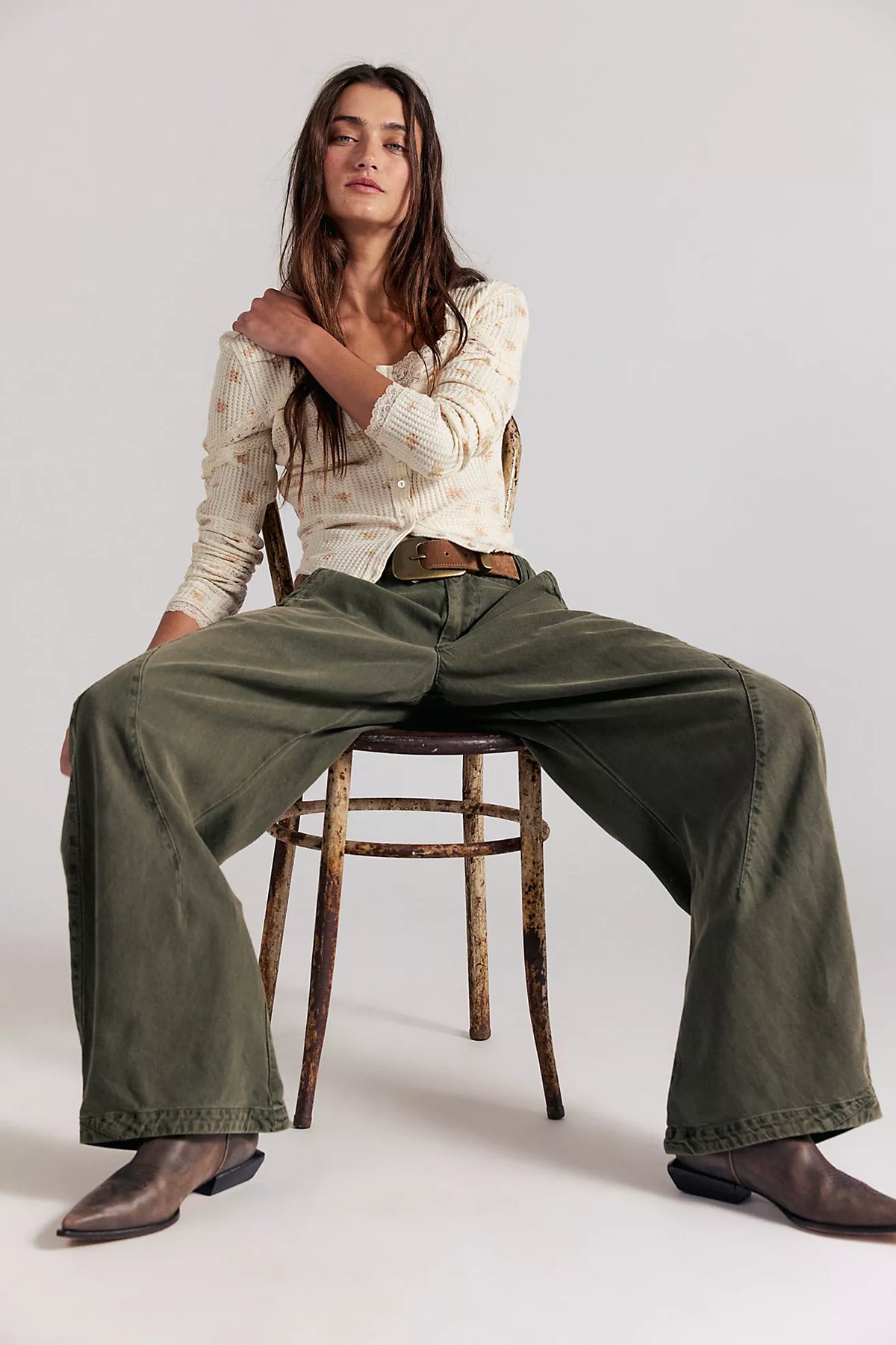 Spotlight Washed Barrel Chino Trousers