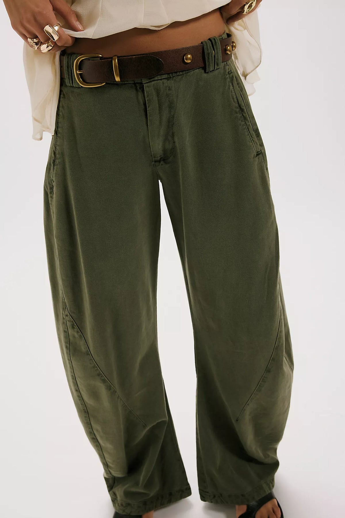 Spotlight Washed Barrel Chino Trousers