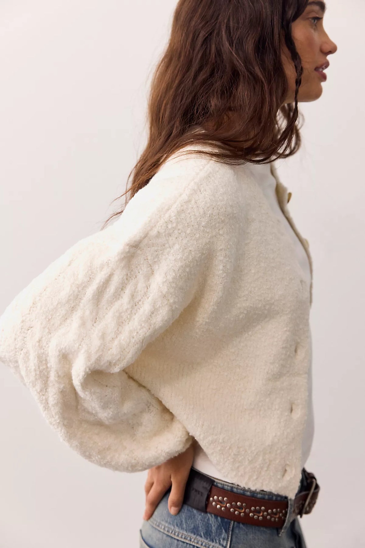 THISTLE CARDI / MACADMIA /
