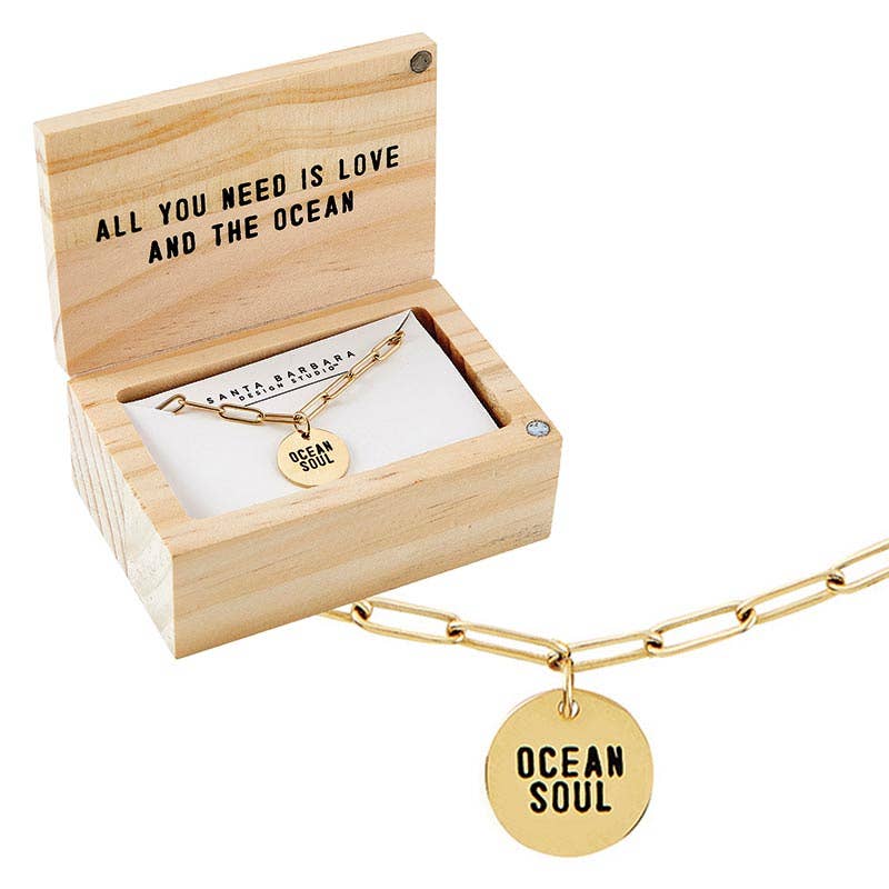 Santa Barbara Design Studio by Creative Brands - Link Necklace - Ocean Soul