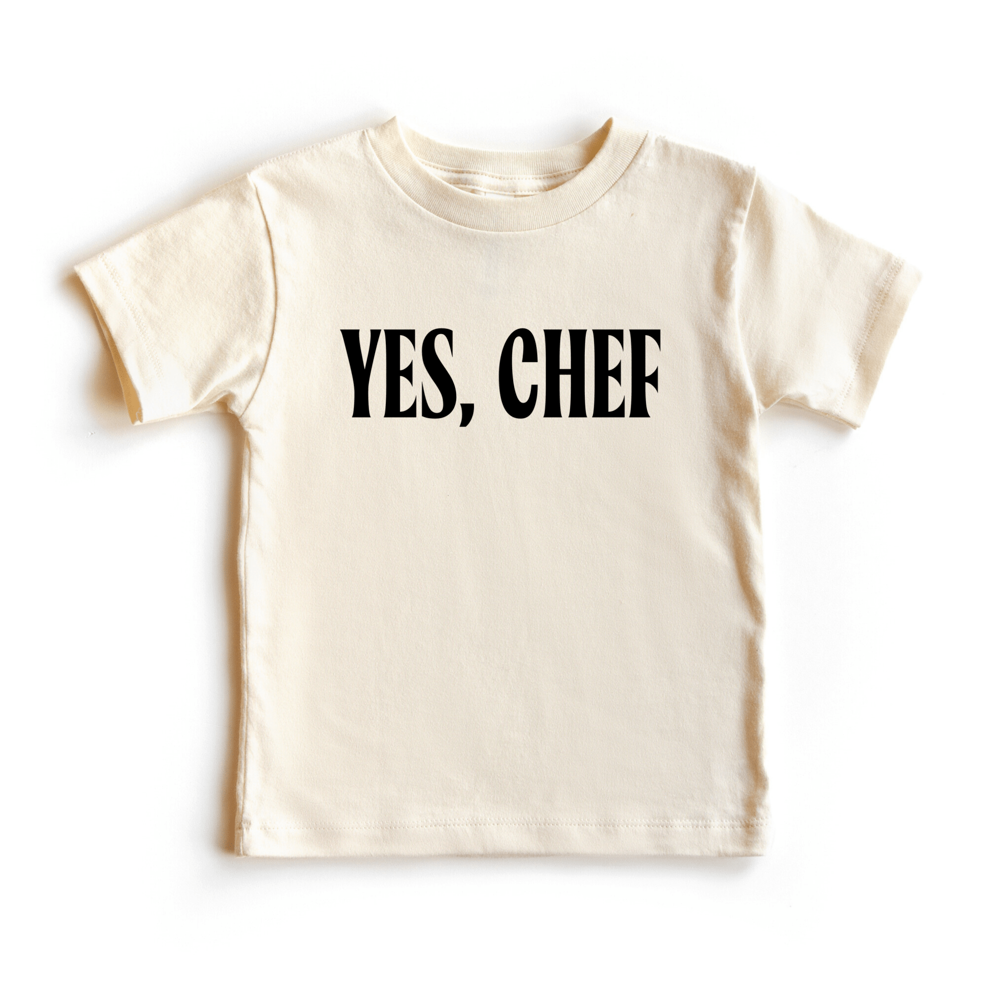 Chunky Deli - Yes Chef! Toddler Tee | Natural 2T
