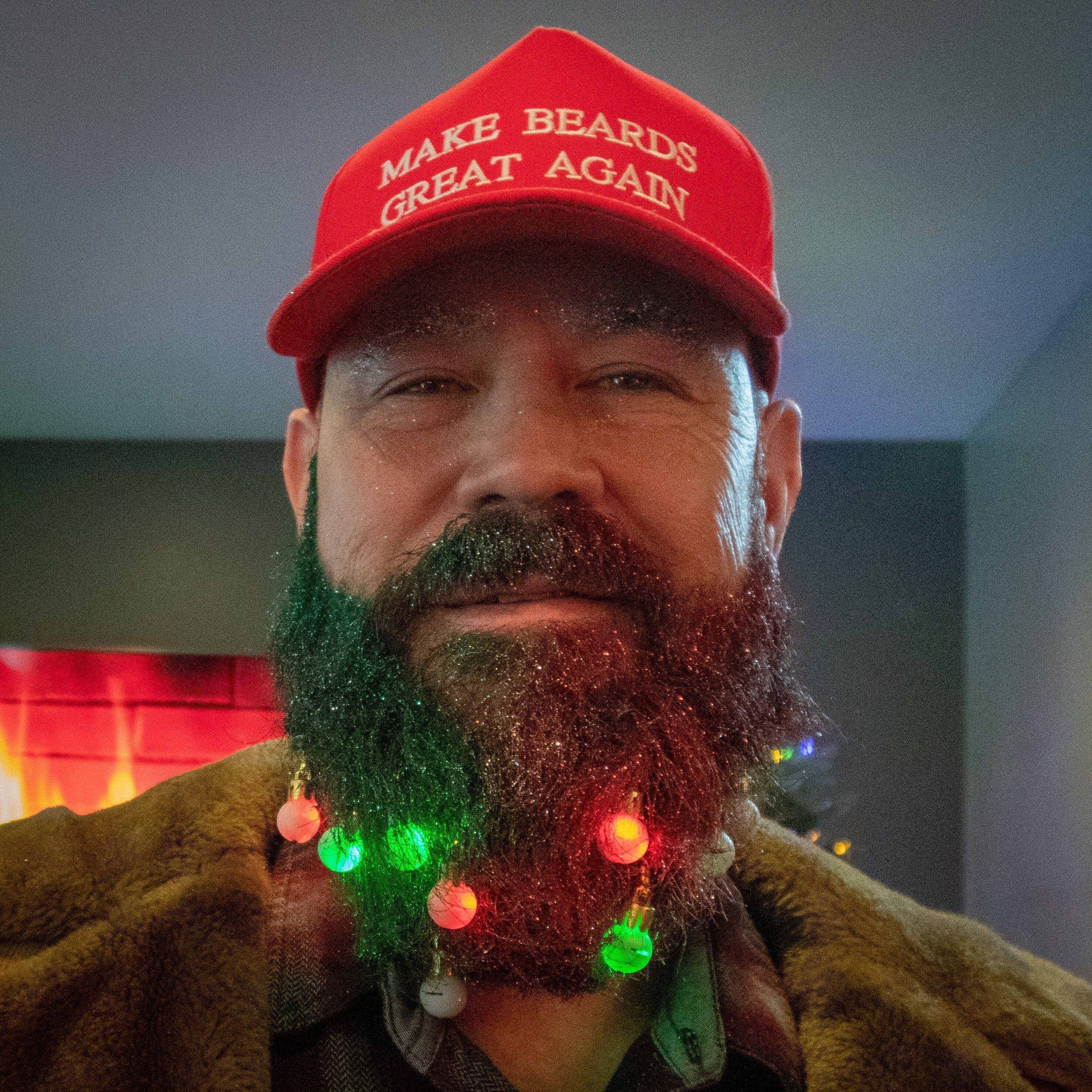 Beardaments Lights- Light Up Beard Ornaments