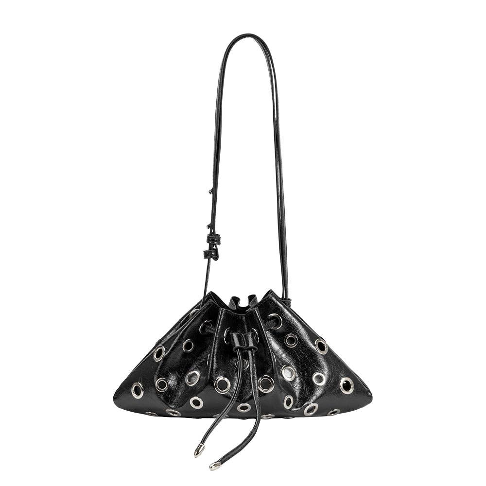 Melie Bianco - Paloma Black Vegan Shoulder Bag