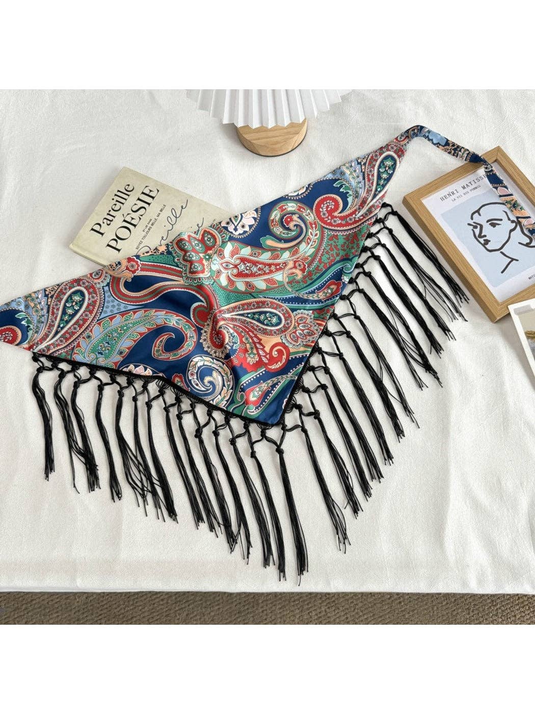 Funkyrel® Atzbranding Limited - Scarvii - Chic Fringed Fashion Triangle Bandana