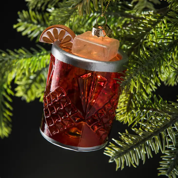 Love & Victory - Negroni Cocktail Christmas Ornament -