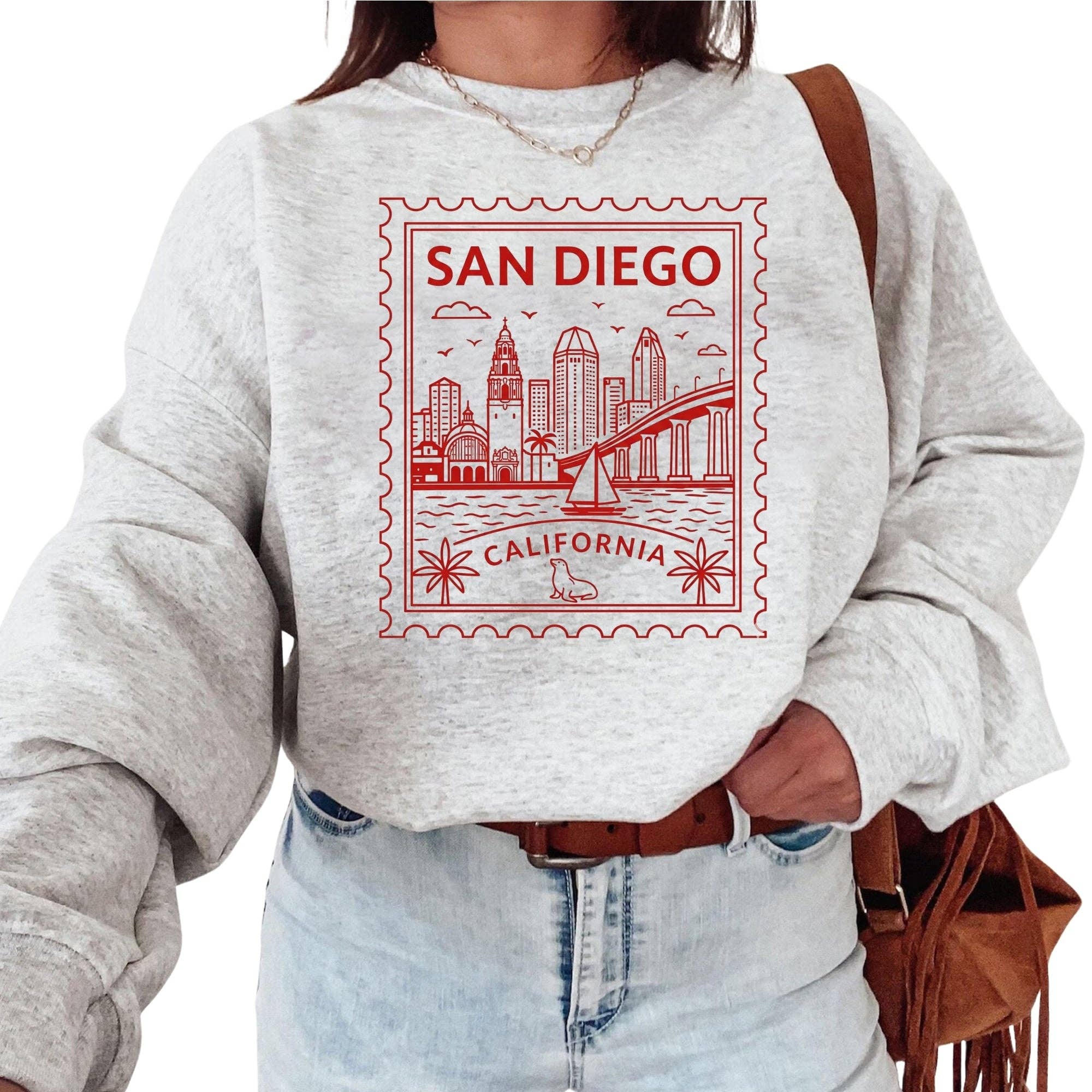 EnjoyMyDesign - San Diego California Kids T-Shirt – Local City Gift for Boys and Girls