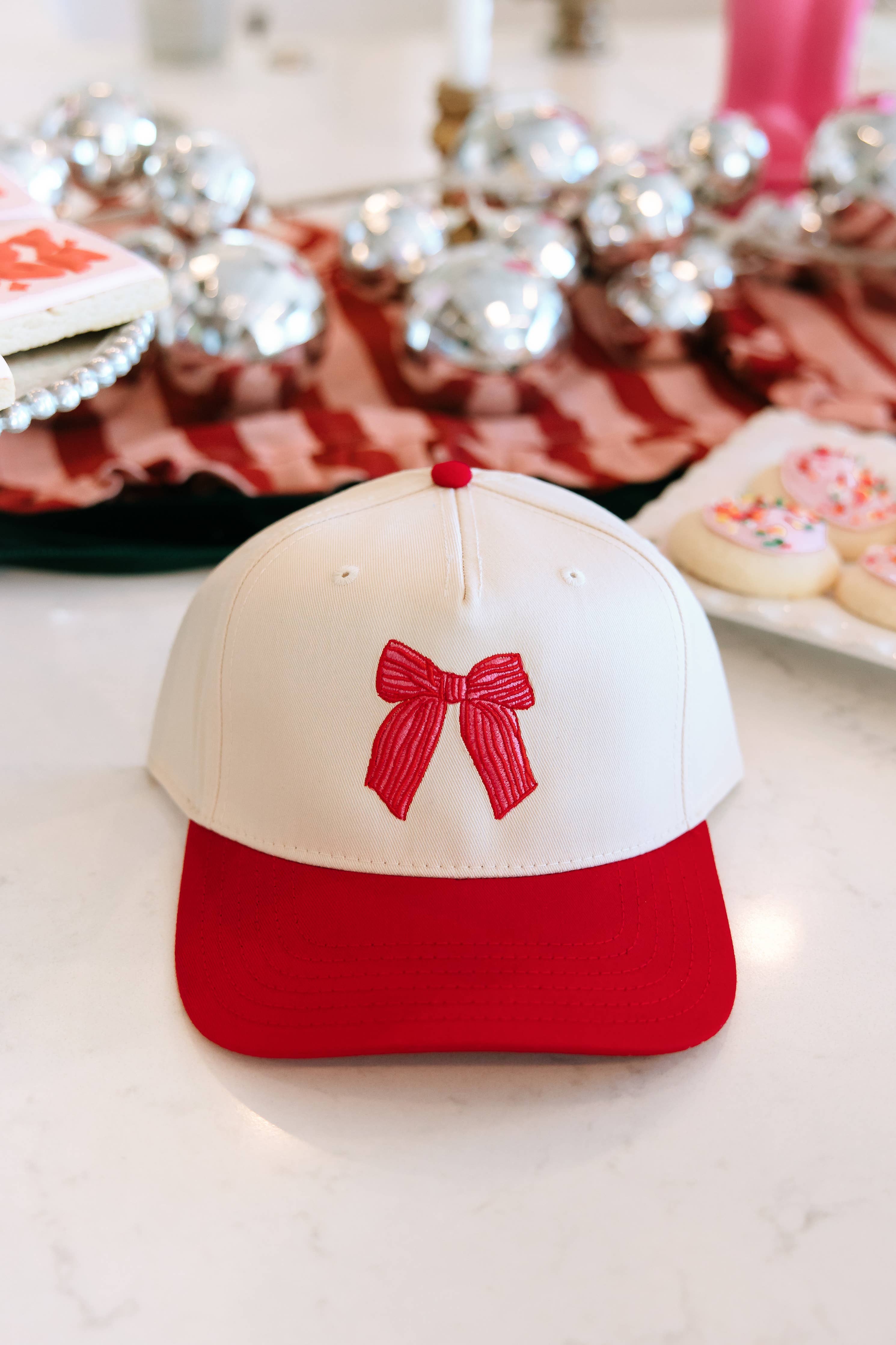 Ruby Moon - Bow - Holiday Hat