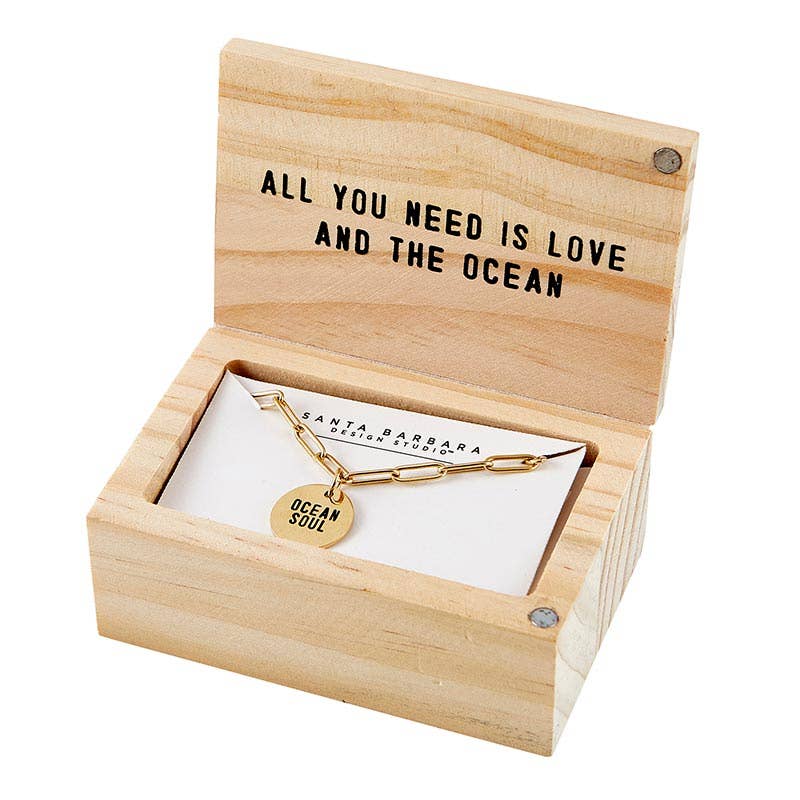 Santa Barbara Design Studio by Creative Brands - Link Necklace - Ocean Soul