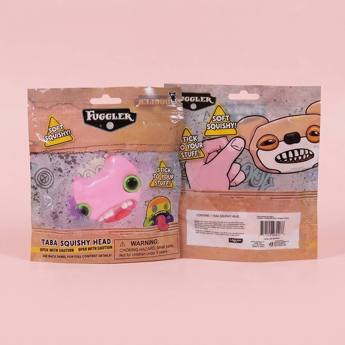 PINEAPPLE Beauty - UPD FG234 Fuggler Large Taba Heads Squishy - 12 pcs