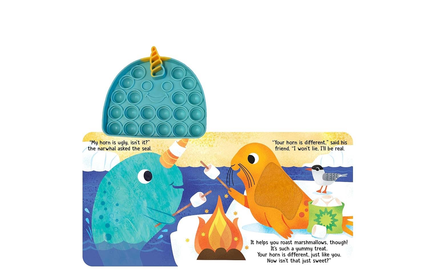 Little Hippo Books - Little Narwhal - Your Sensory Fidget Friend