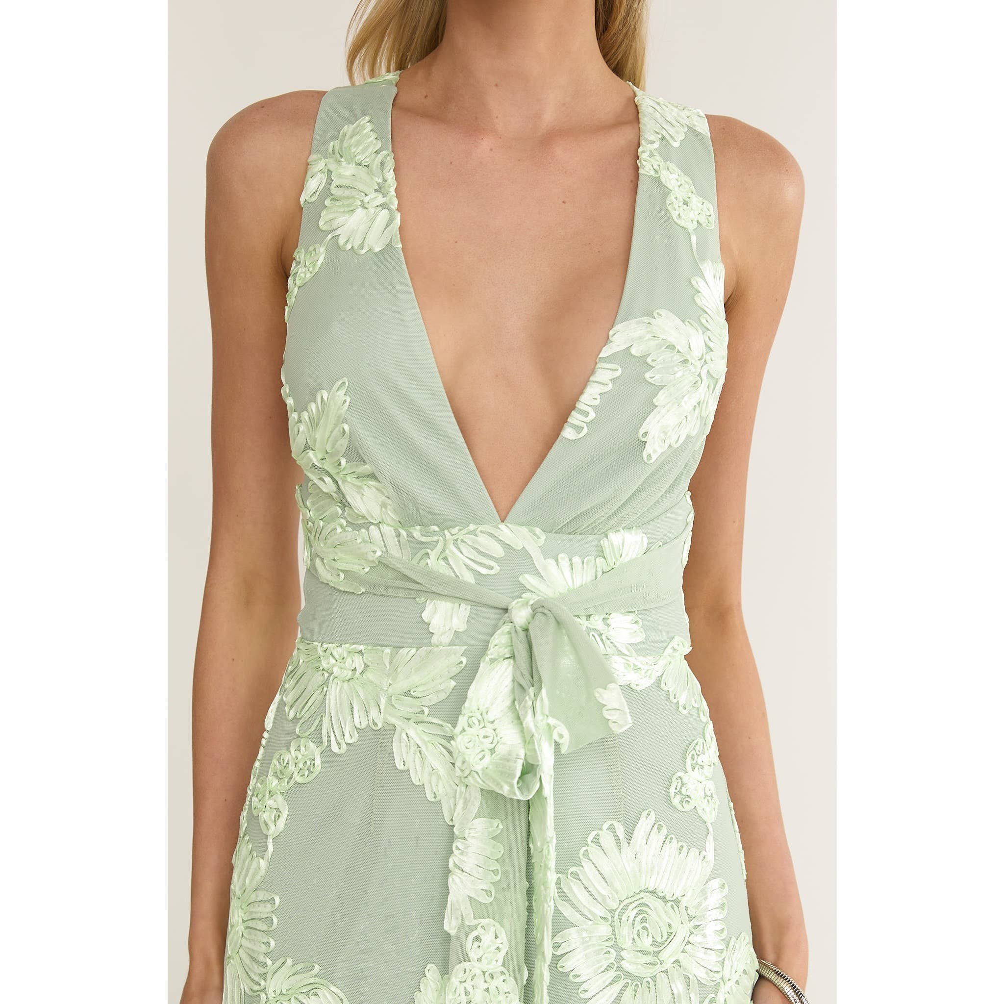 One and Only Collective - FLORAL HALTER MAXI DRESS