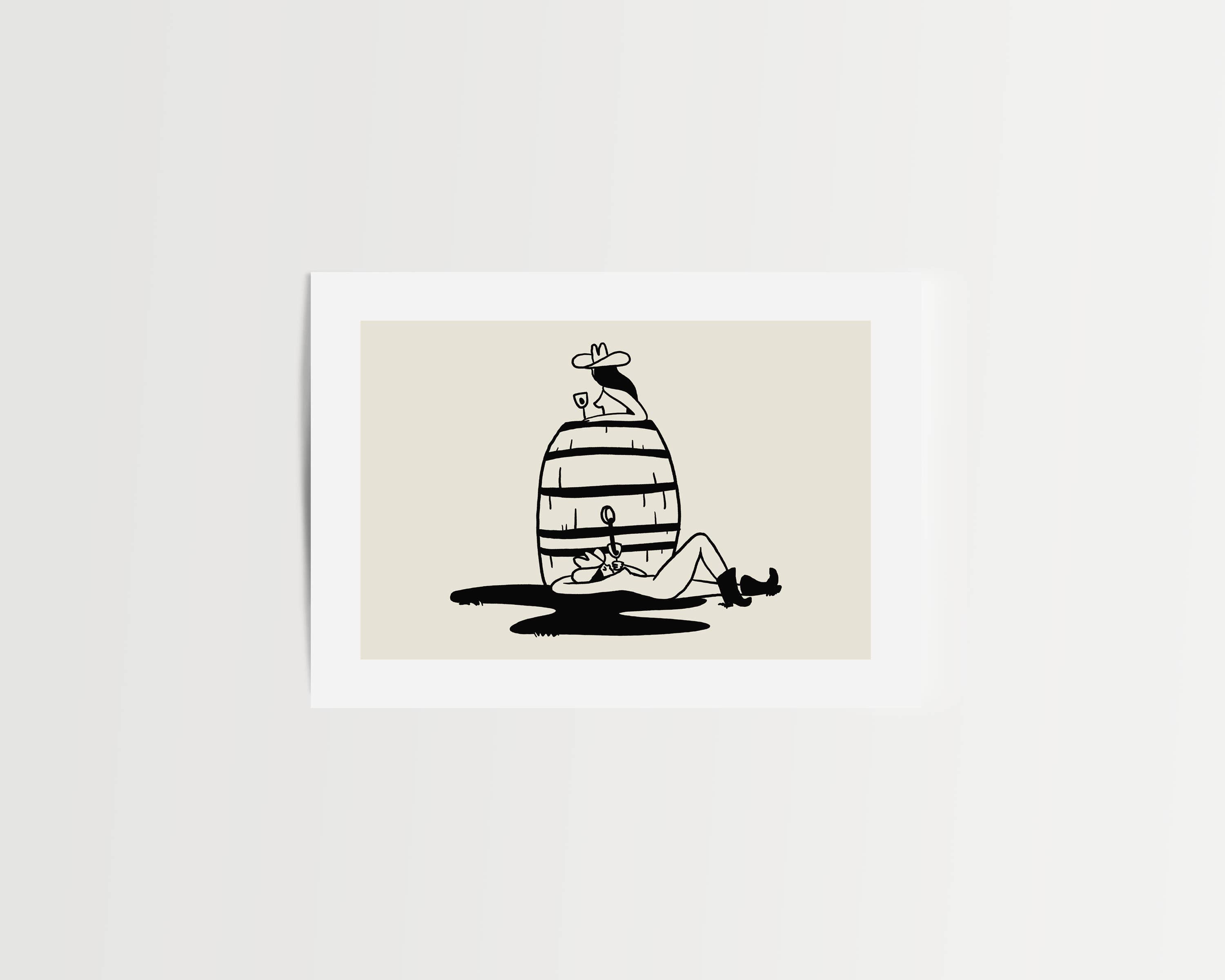 Tumbleweed Design Studio - Wine Tasting Vintage Western Art Print