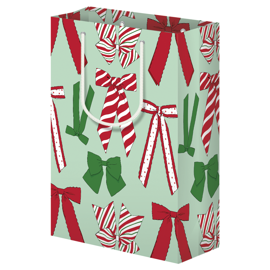 Sammy Gorin LLC - Christmas Bows Gift Bag