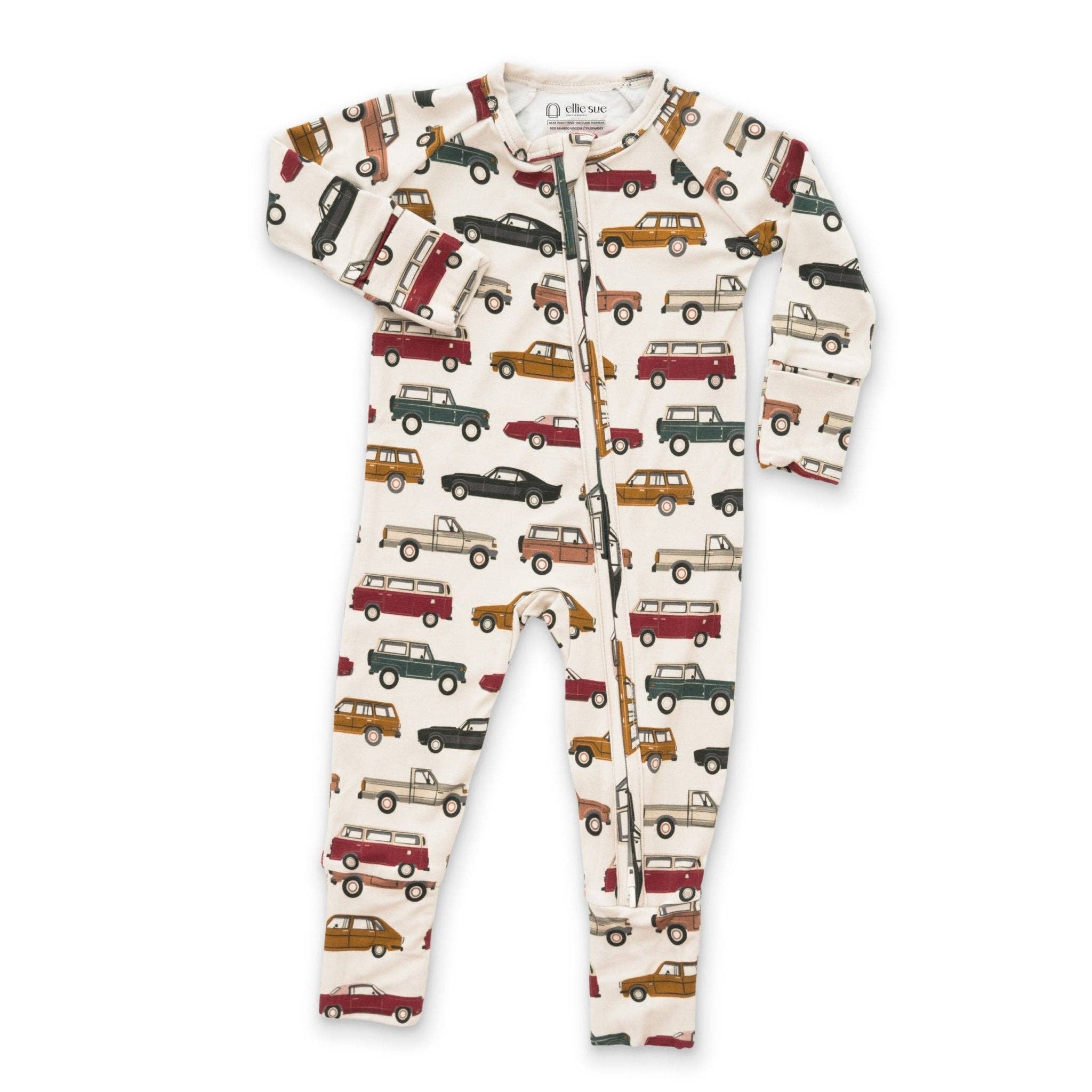 Ellie Sue - Cars Zipper Romper