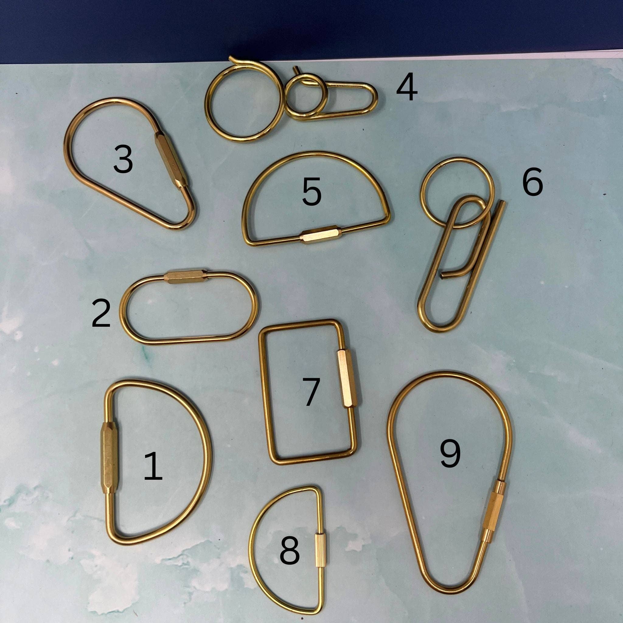 Carabiners - Brass  - Assorted Shapes
