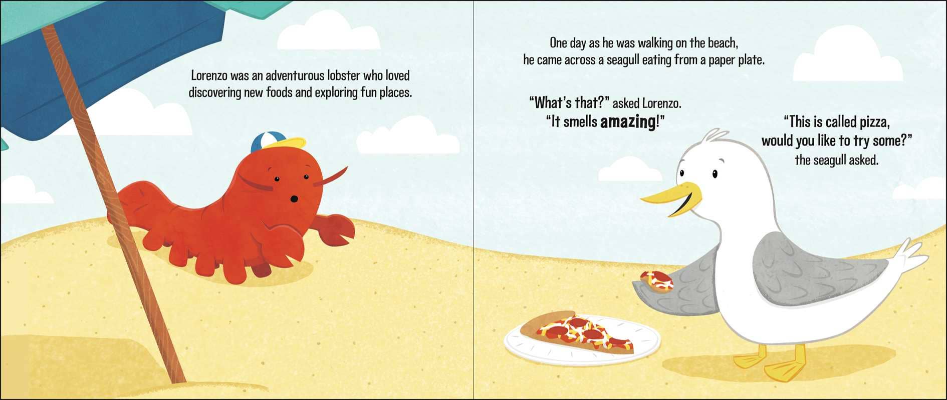 Simon & Schuster - Lorenzo, the Pizza-Loving Lobster by Claire Lordon