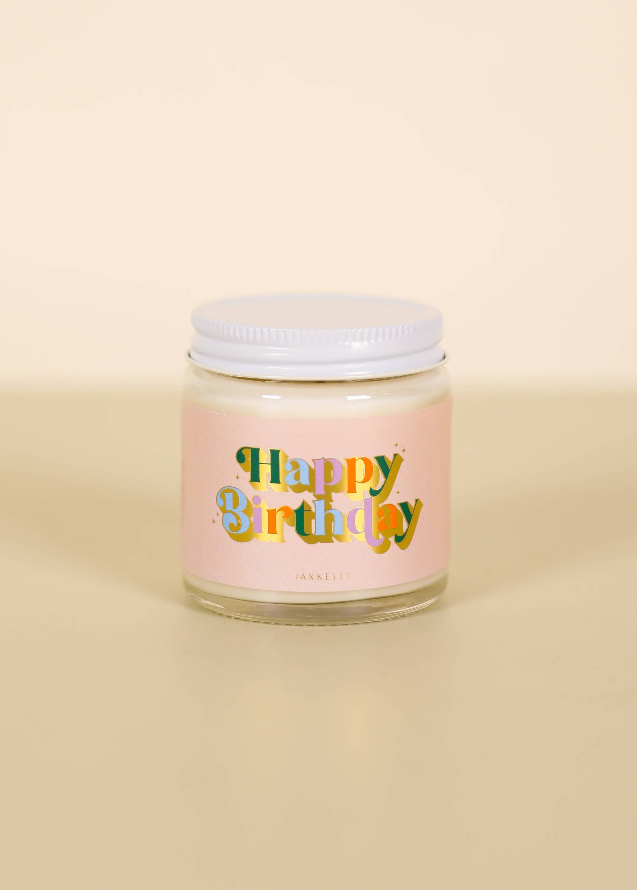 JaxKelly - 4oz - Happy Birthday Candle