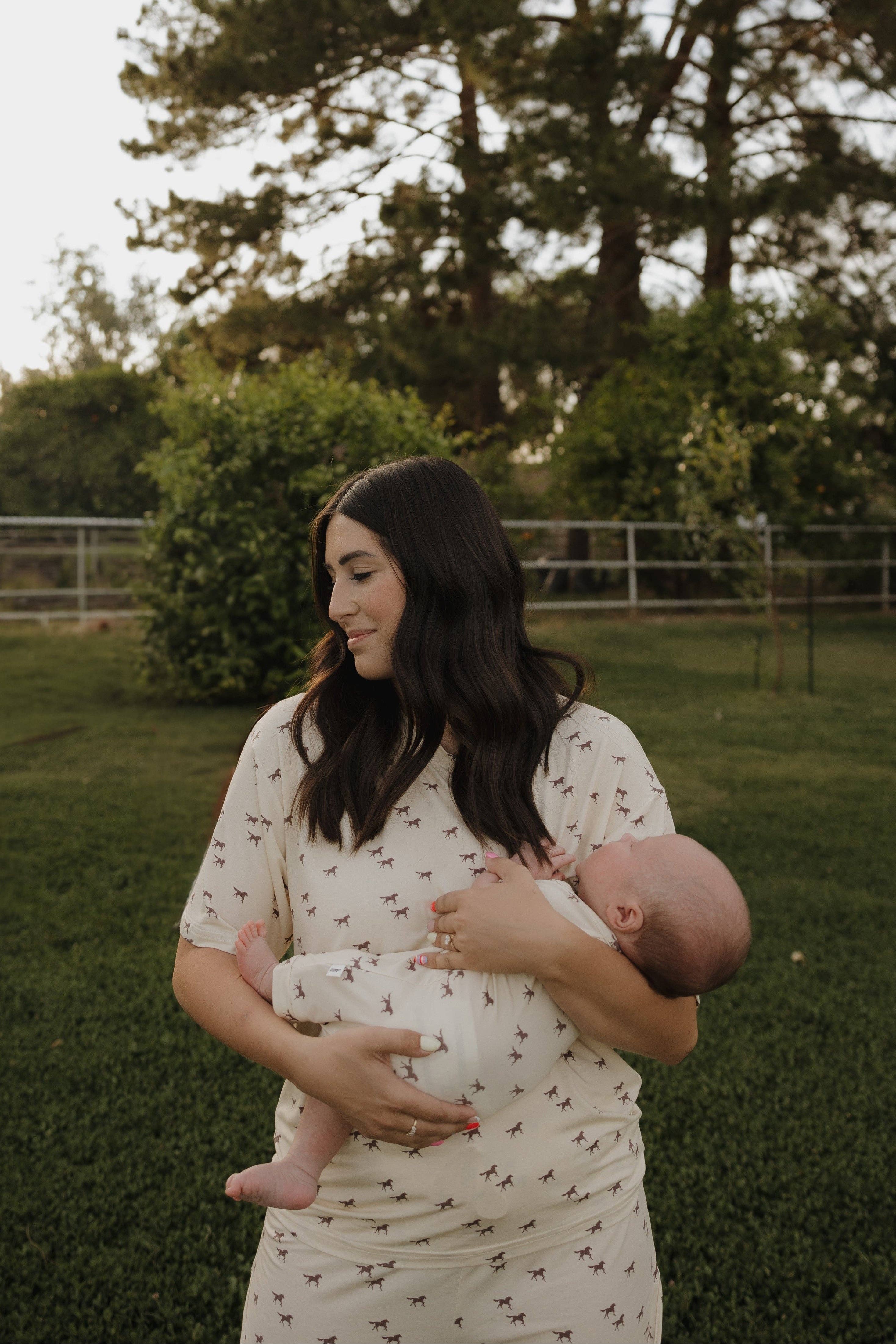 Forever French Baby - Shortie Bamboo Zip | Wild Horses