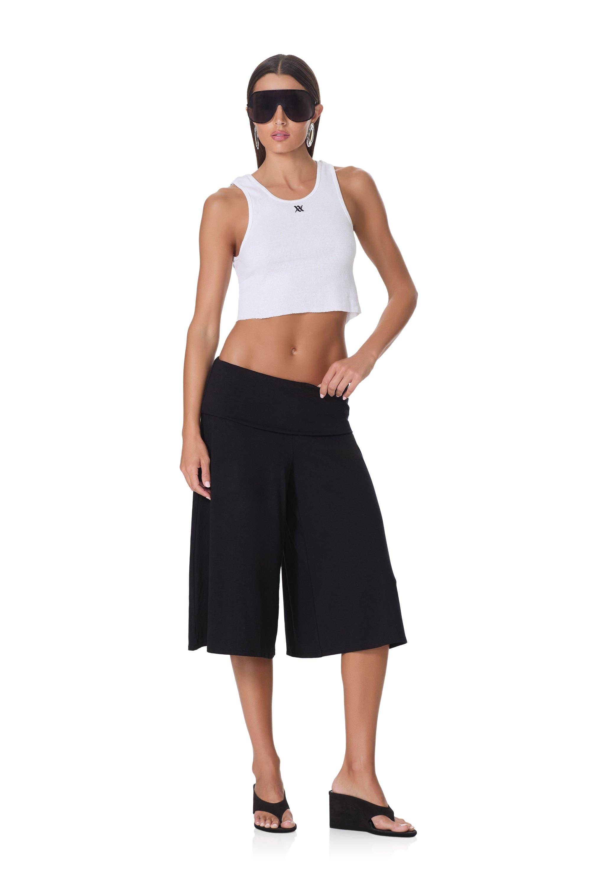 AFRM - Cecil Gaucho Pant - Black