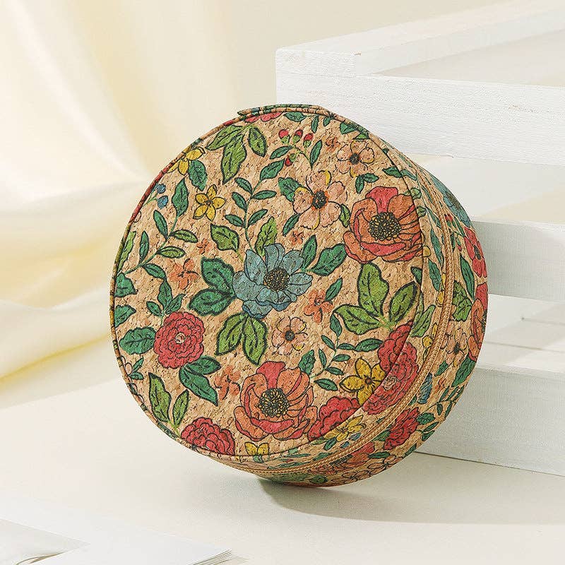 Dipped Shop - Vintage Floral Cork Large Capacity Jewelry