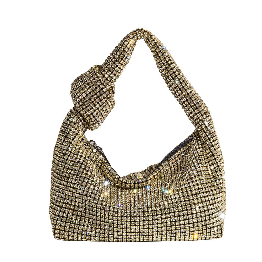 Melie Bianco - Reena Small Gold Top Handle Bag