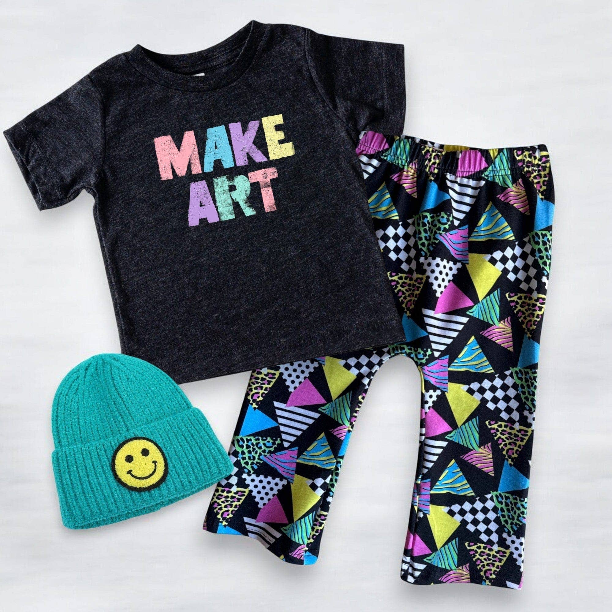 Best Day Ever Kids - Kids Graphic T-Shirt - Make Art Tee