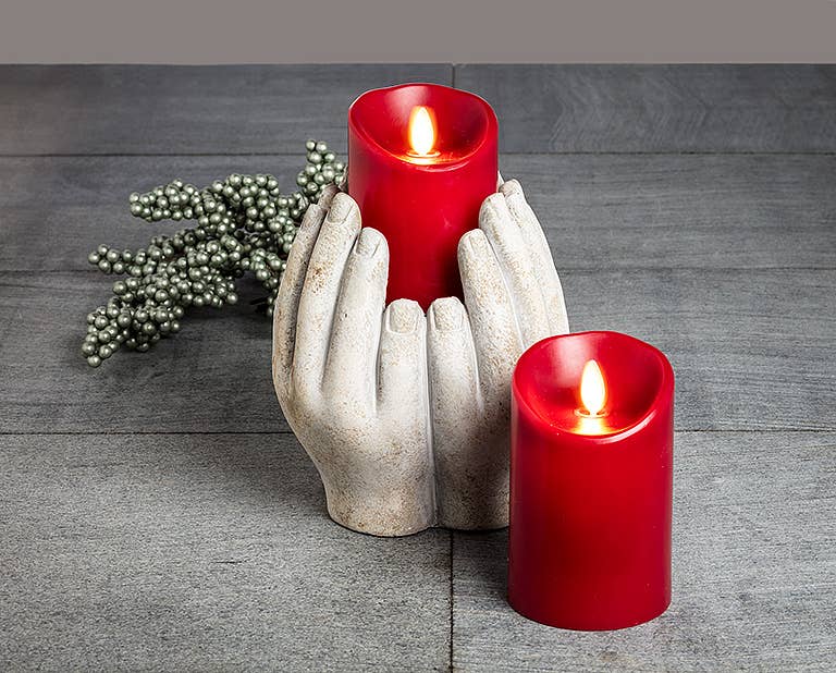 Abbott - Sm Tall Hands Planter-7"H