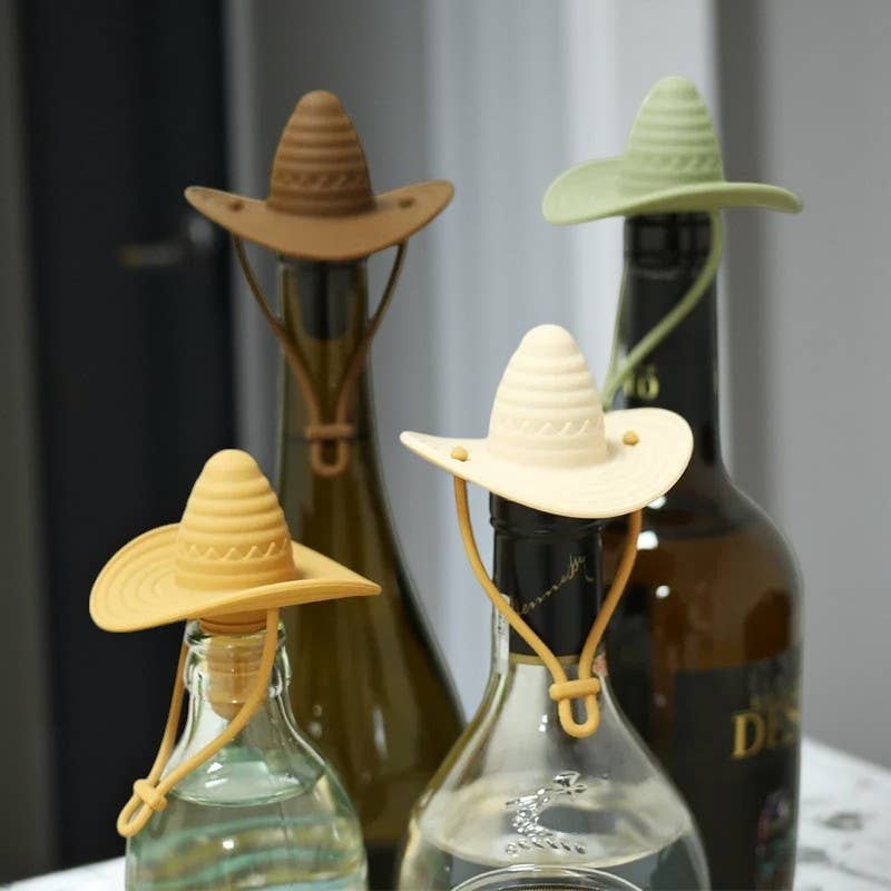 Homerely - Creative Silicone Cowboy Hat Wine Stopper