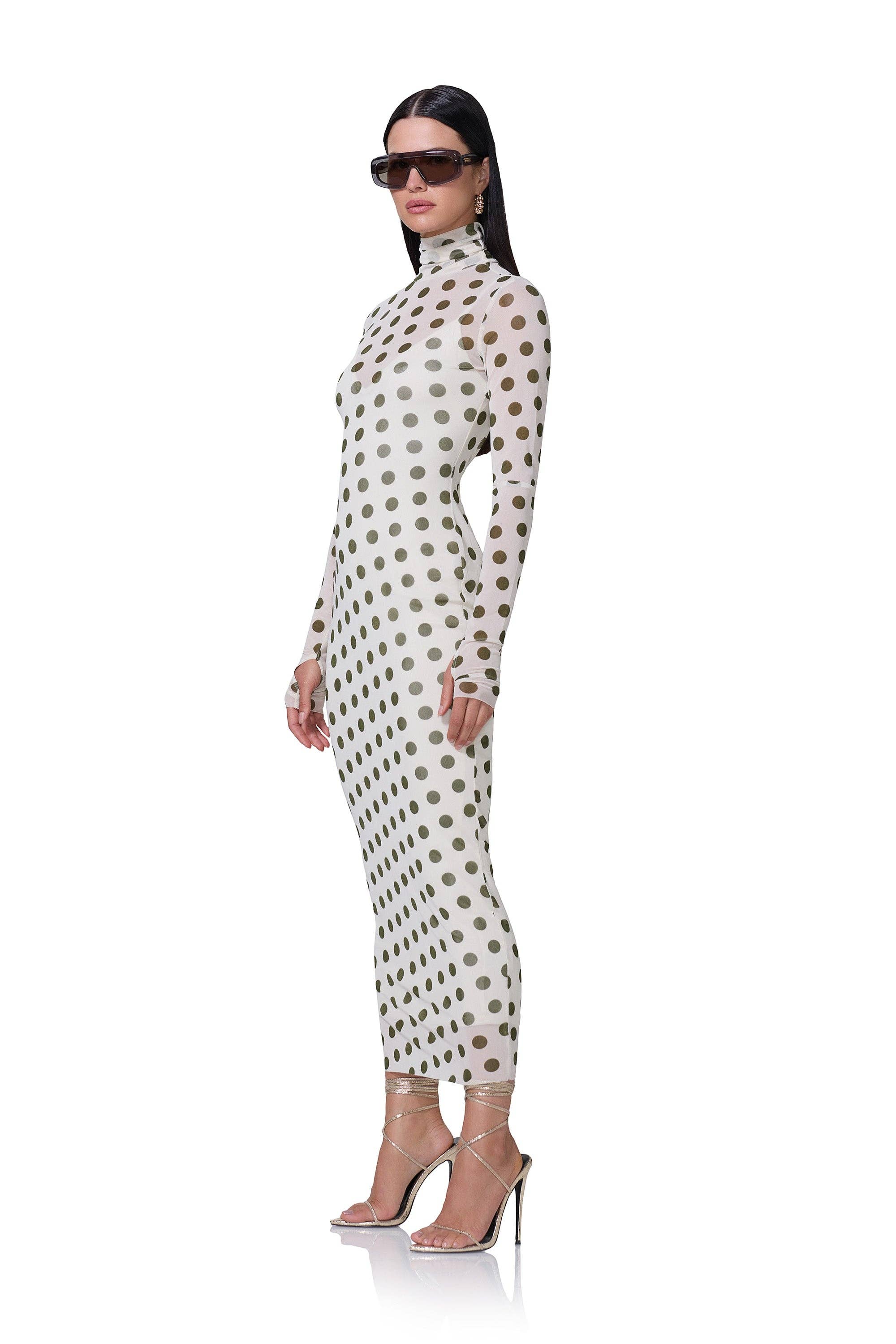 AFRM - Shailene Dress - Birch Dot