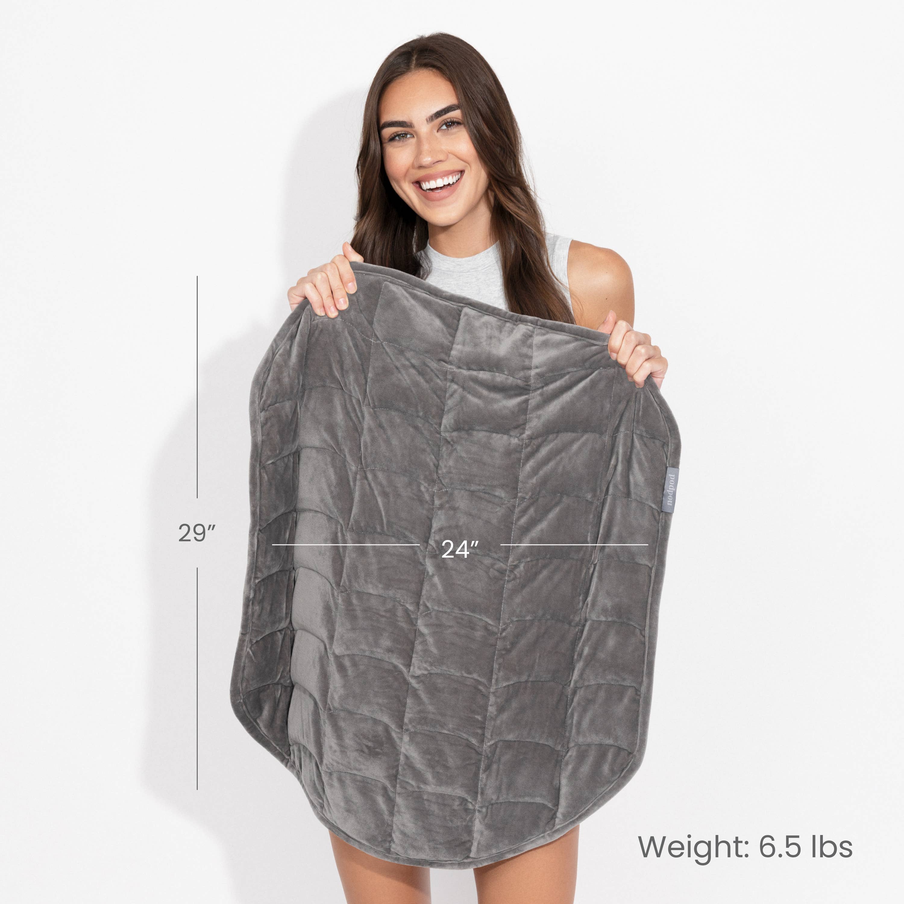 nodpod - Elephant Gray Nodpod BODY  - Weighted Blanket