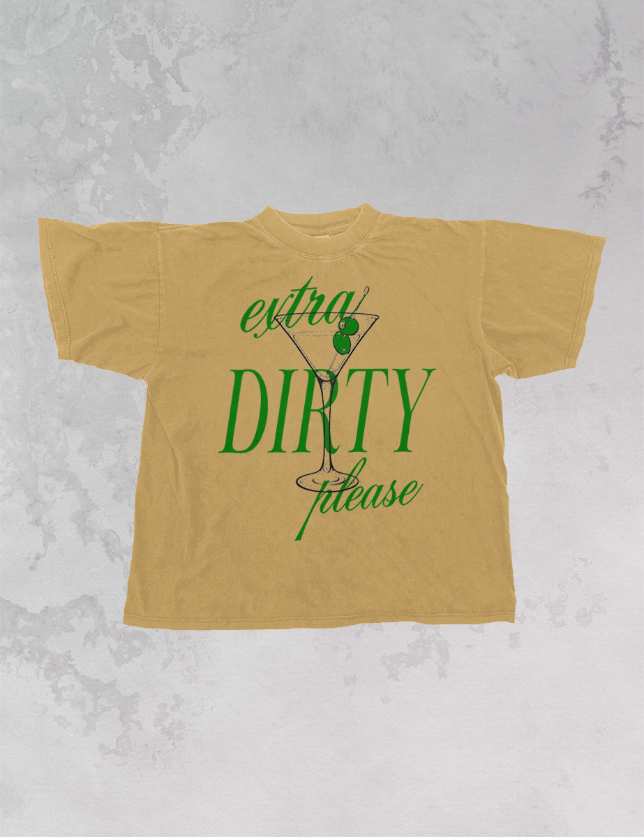 Extra Dirty Martini, Summer Oversized T-Shirt