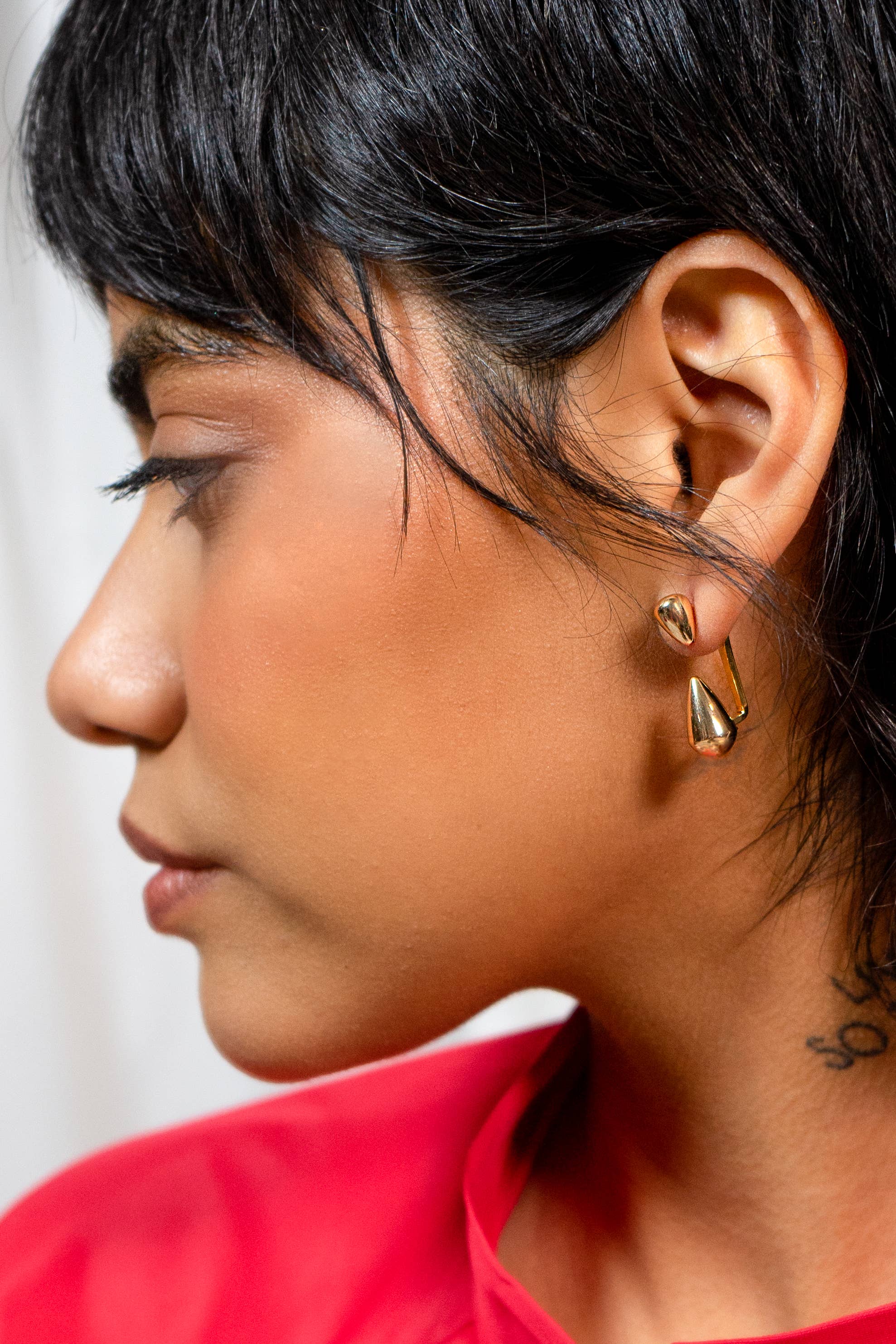 Peter and June - Gold Rush Layered Earring