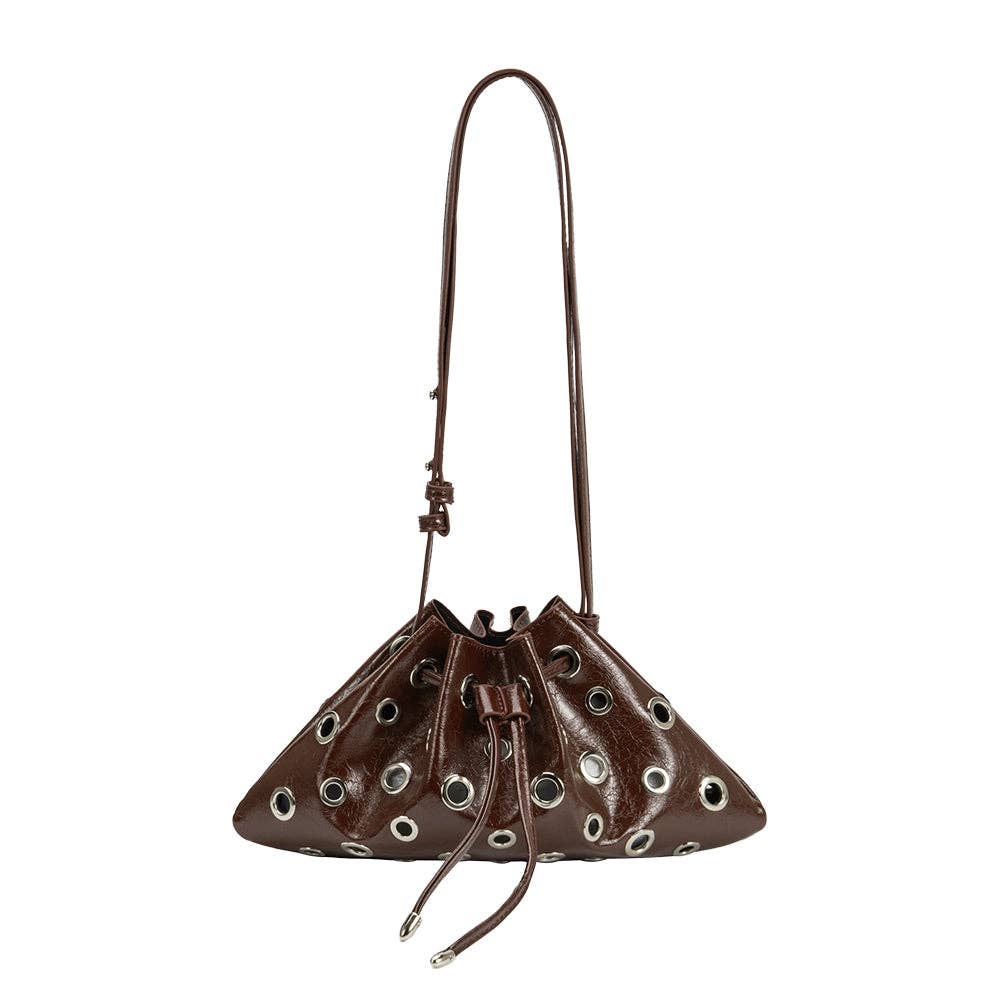 Melie Bianco - Paloma Chocolate Vegan Shoulder Bag