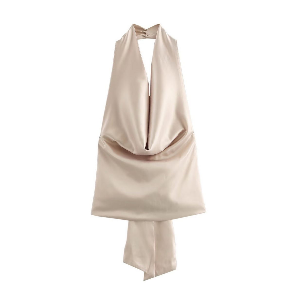 French Chic Halter Top – Elegant & Versatile_