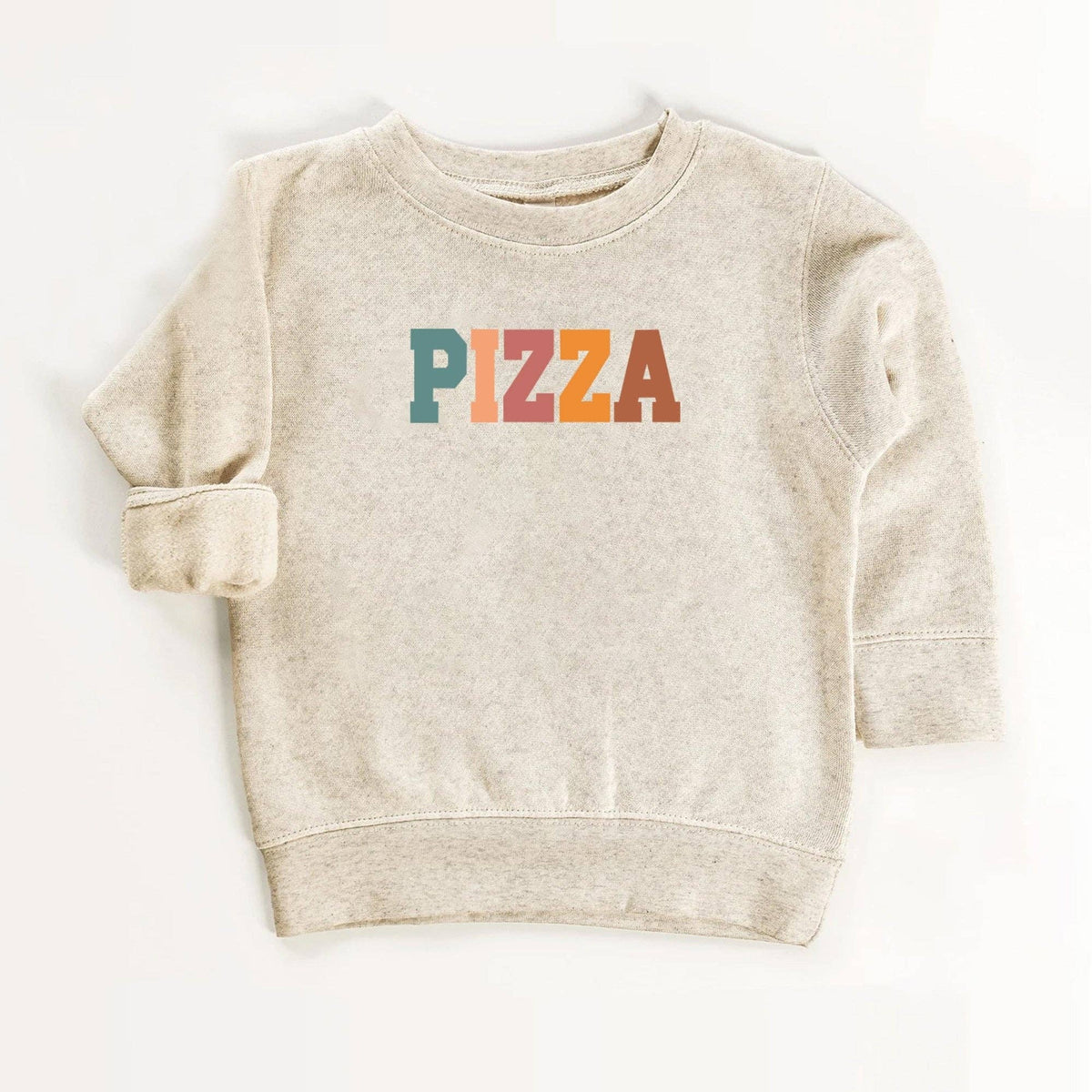 EnjoyMyDesign - Pizza Kids Shirt – Retro Typography Food Lover