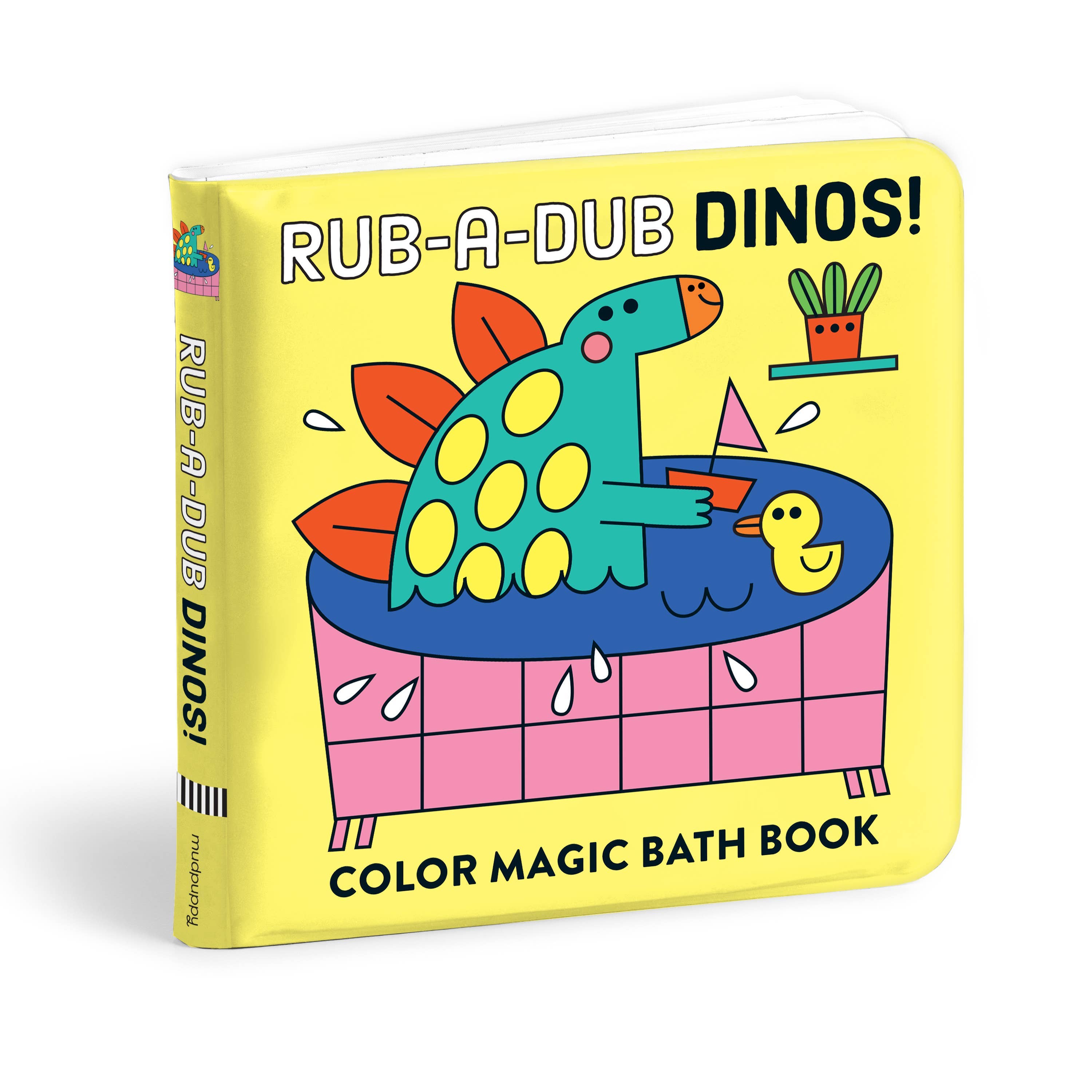 Chronicle Books - Rub-a-Dub Dinos! Color Magic Bath Book