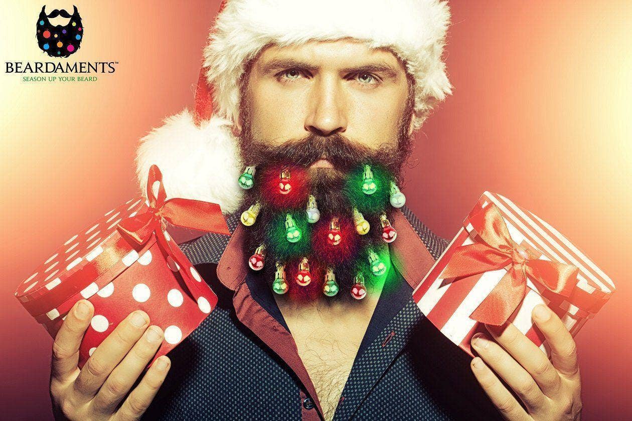 Beardaments Lights- Light Up Beard Ornaments