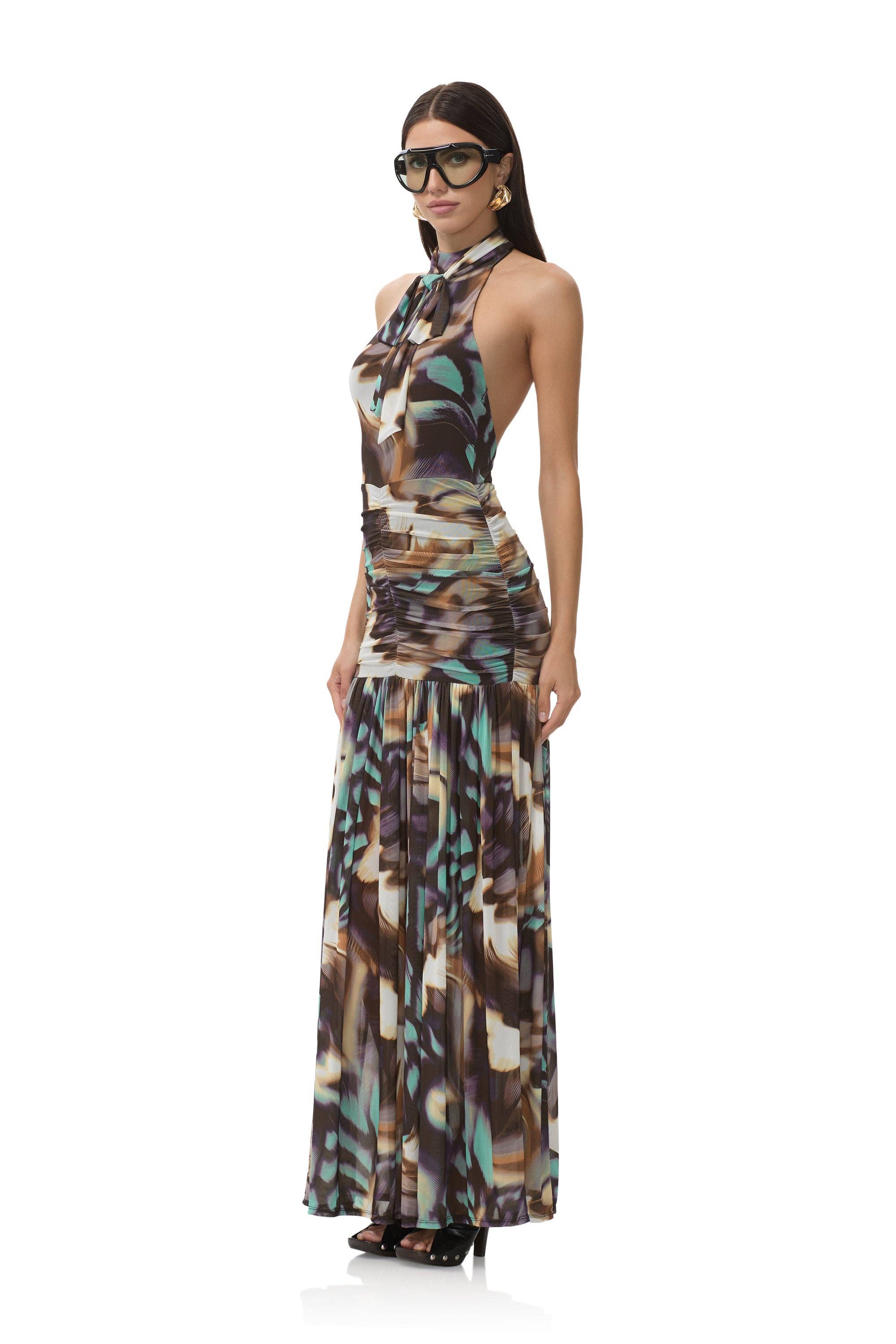 AFRM - Cromwell Dress - Feather Swirl
