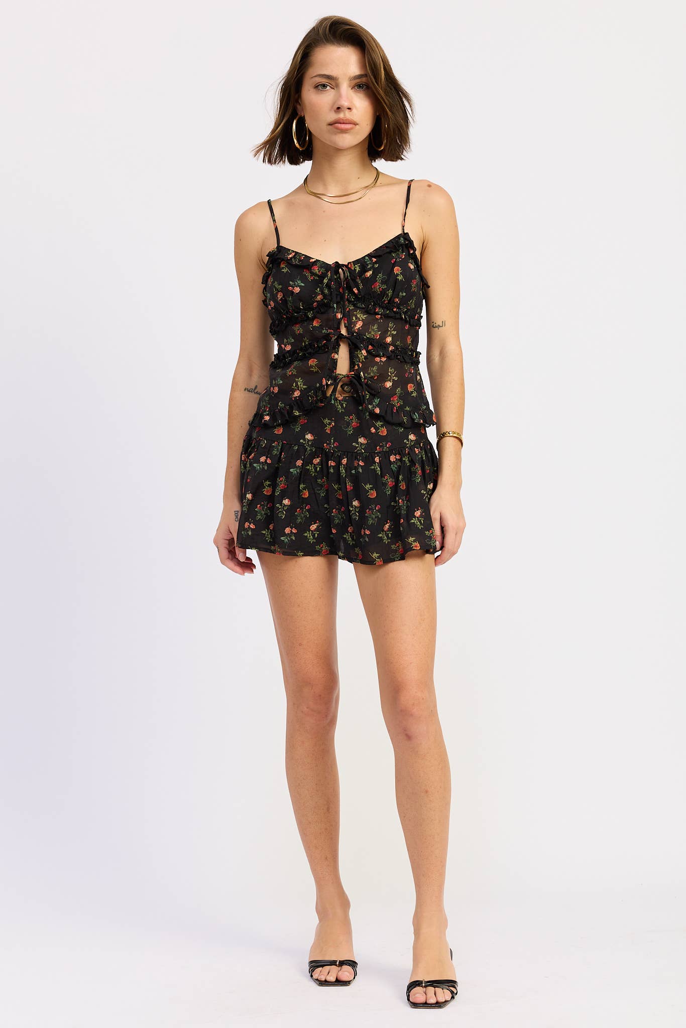 Ruffled Mini Skort