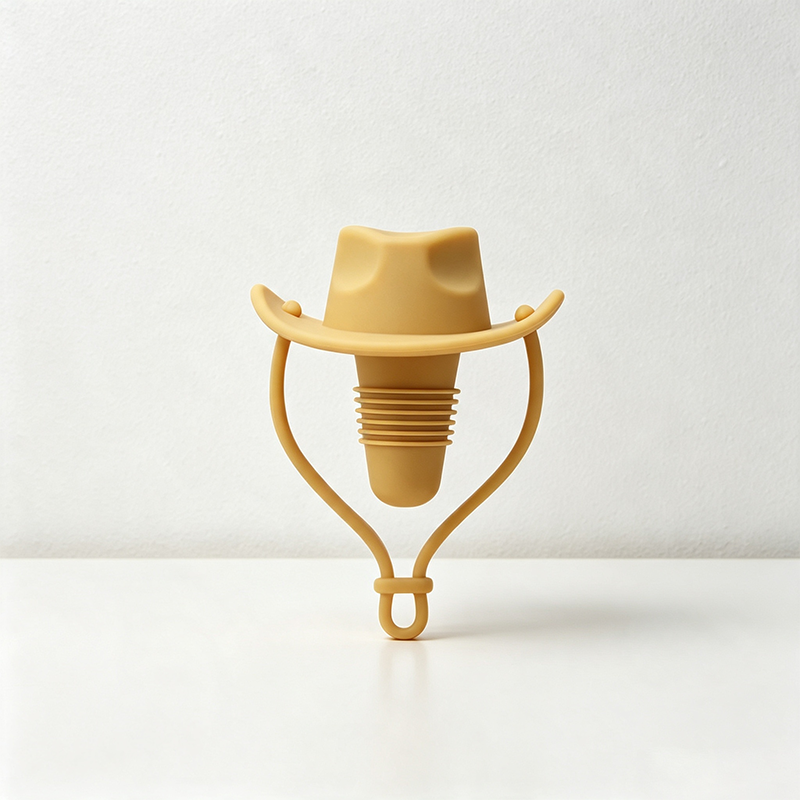 CouldNook - CouldNook Cowboy Hat Silicone Wine Stopper‑Novelty Bottle Sealer