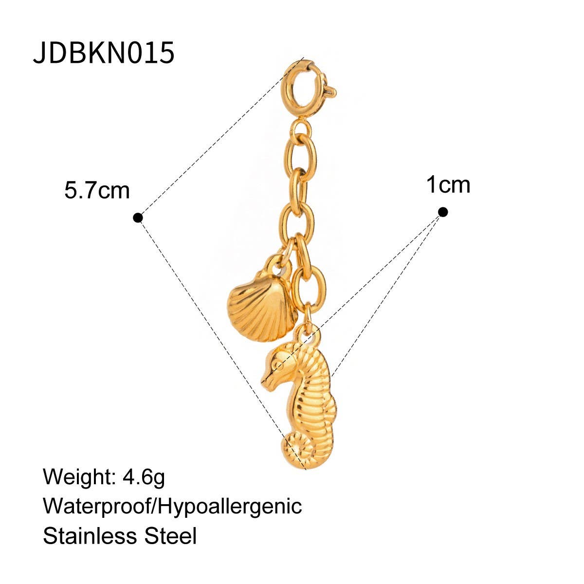 STAINLESS STEEL BIKINI PENDANT JEWELRY