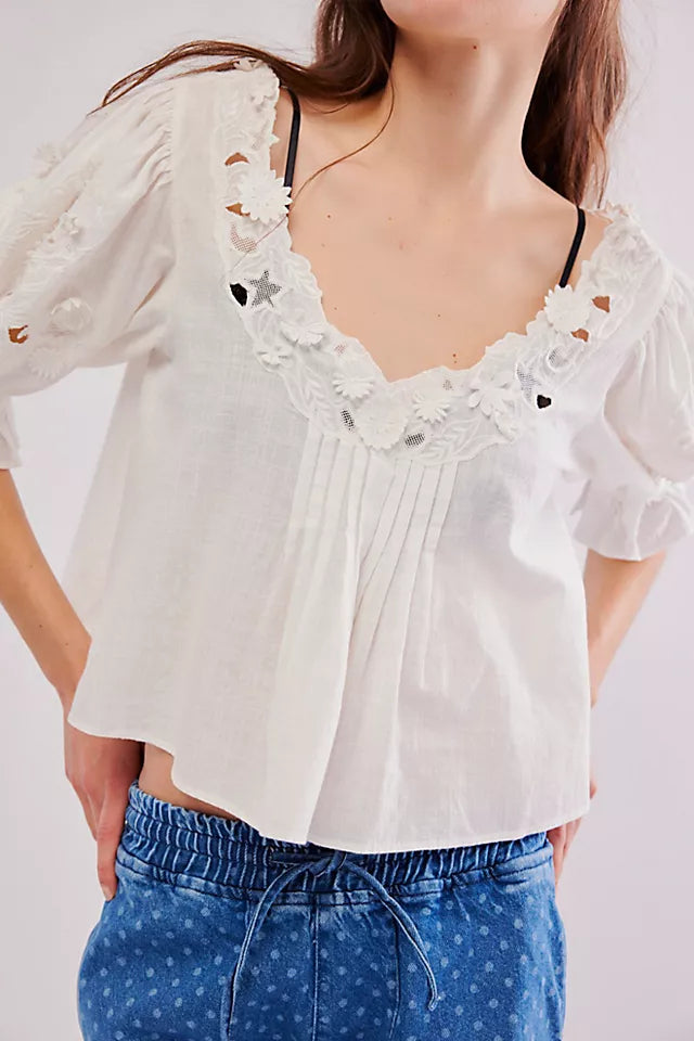 Sophie Embroidered Top