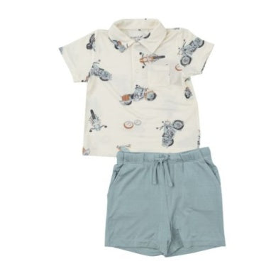 Angel SHORT AND POLO set