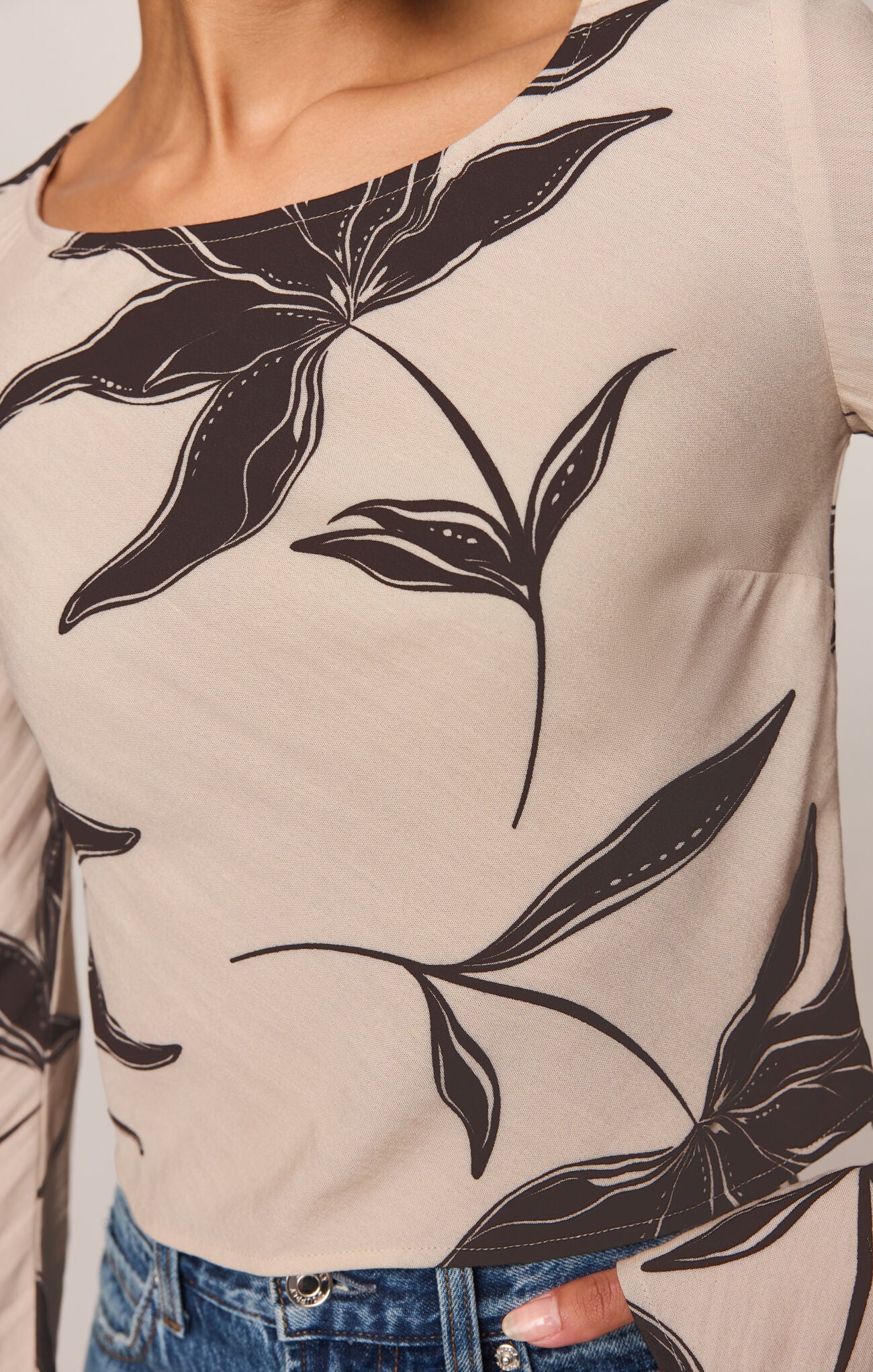 Nia Clem Floral Top