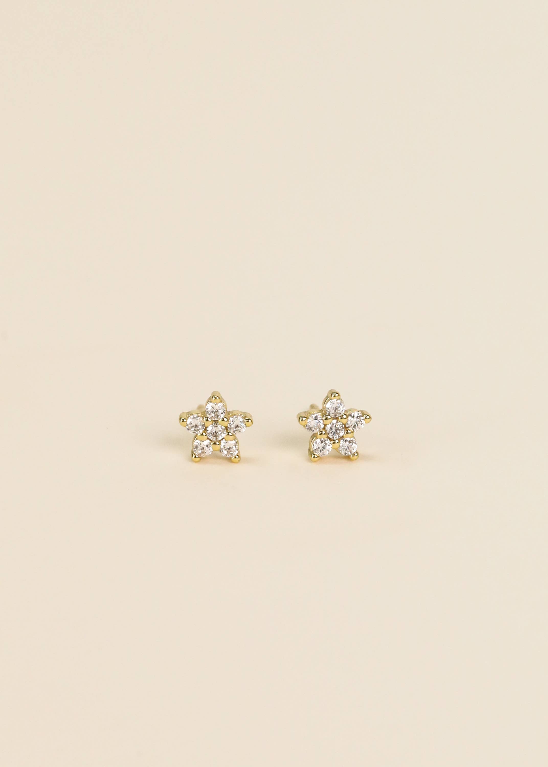 JaxKelly - Pavé Stud - Flower